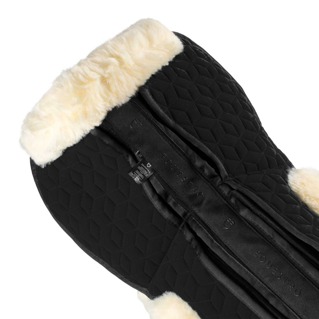 Elastane pad with pockets and sheepskin lining