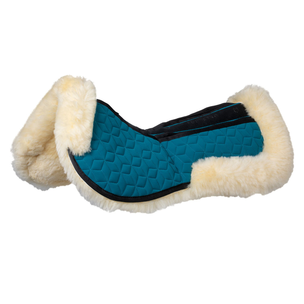 Elastane pad with pockets and sheepskin lining