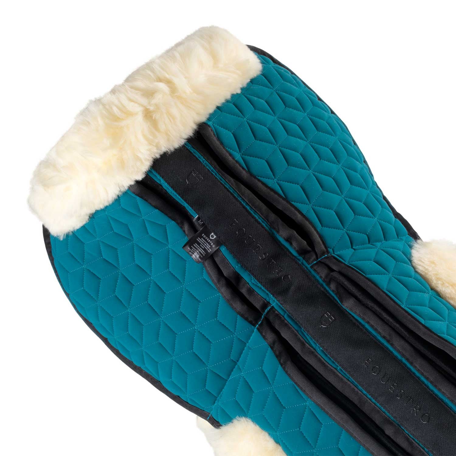 Elastane pad with pockets and sheepskin lining