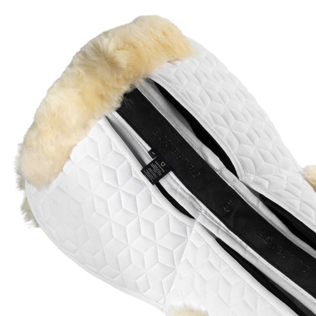 Elastane pad with pockets and sheepskin lining