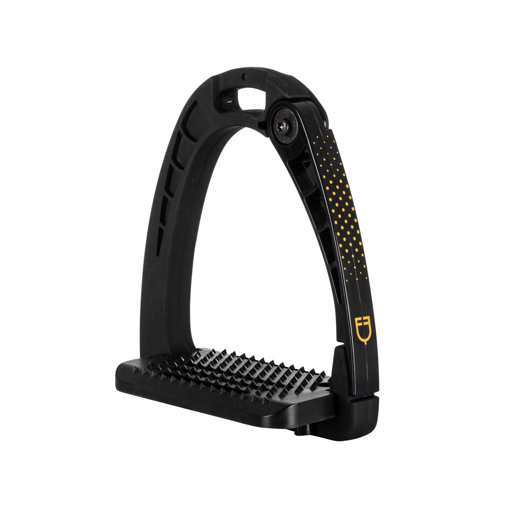 Equestro Junior stirrups side opening and wide tread