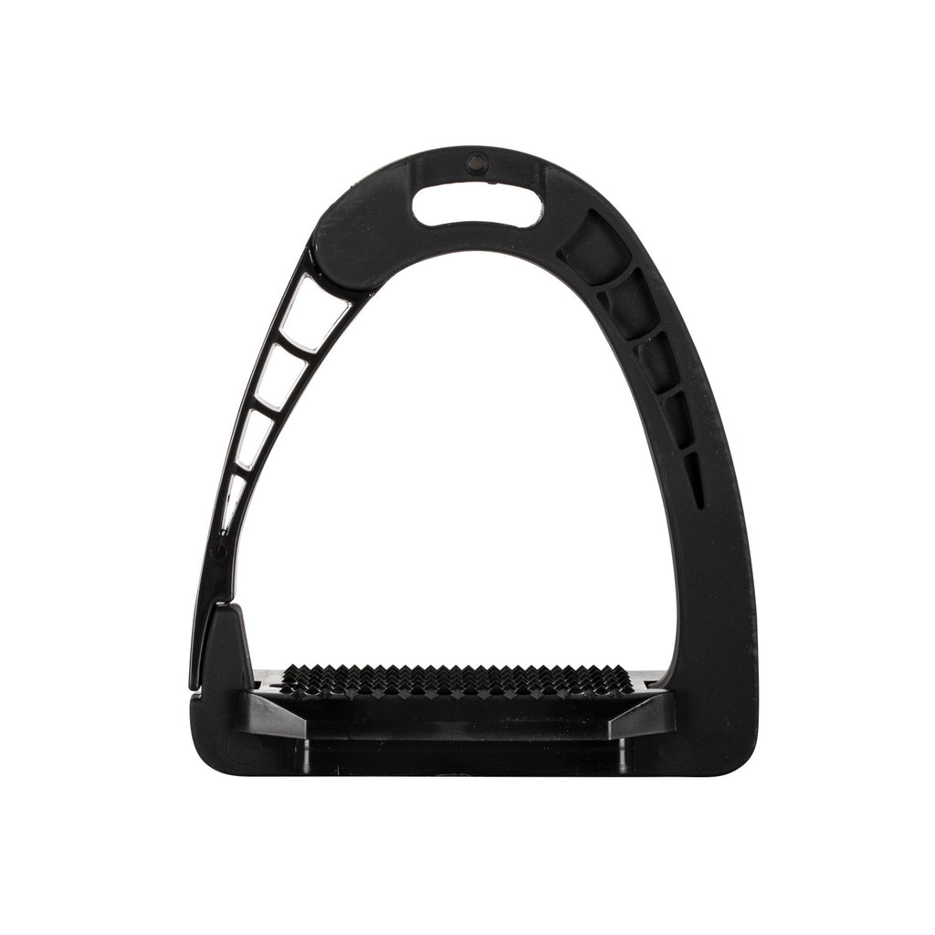 Junior stirrups side opening and wide tread