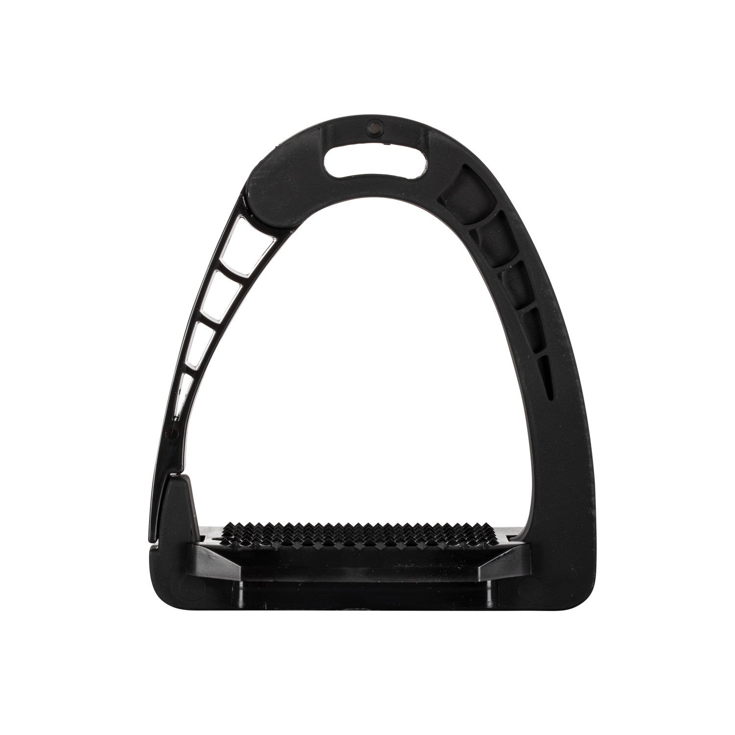 Junior stirrups side opening and wide tread