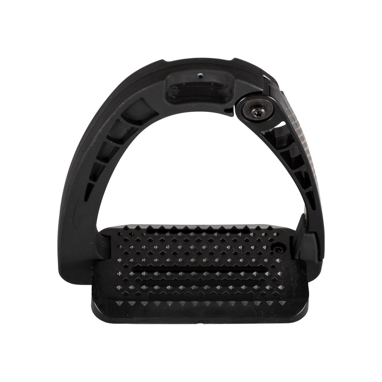 Junior stirrups side opening and wide tread