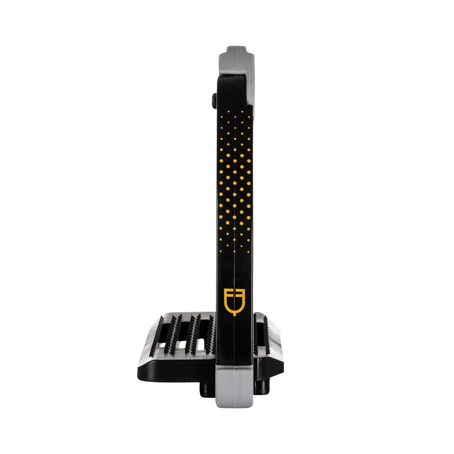 Junior stirrups side opening and wide tread