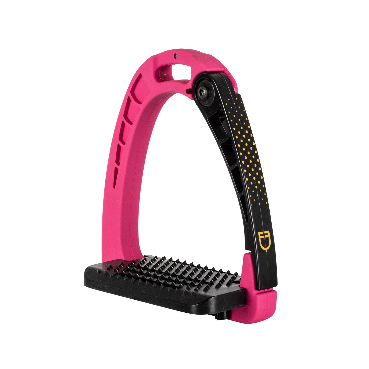 Junior stirrups side opening and wide tread