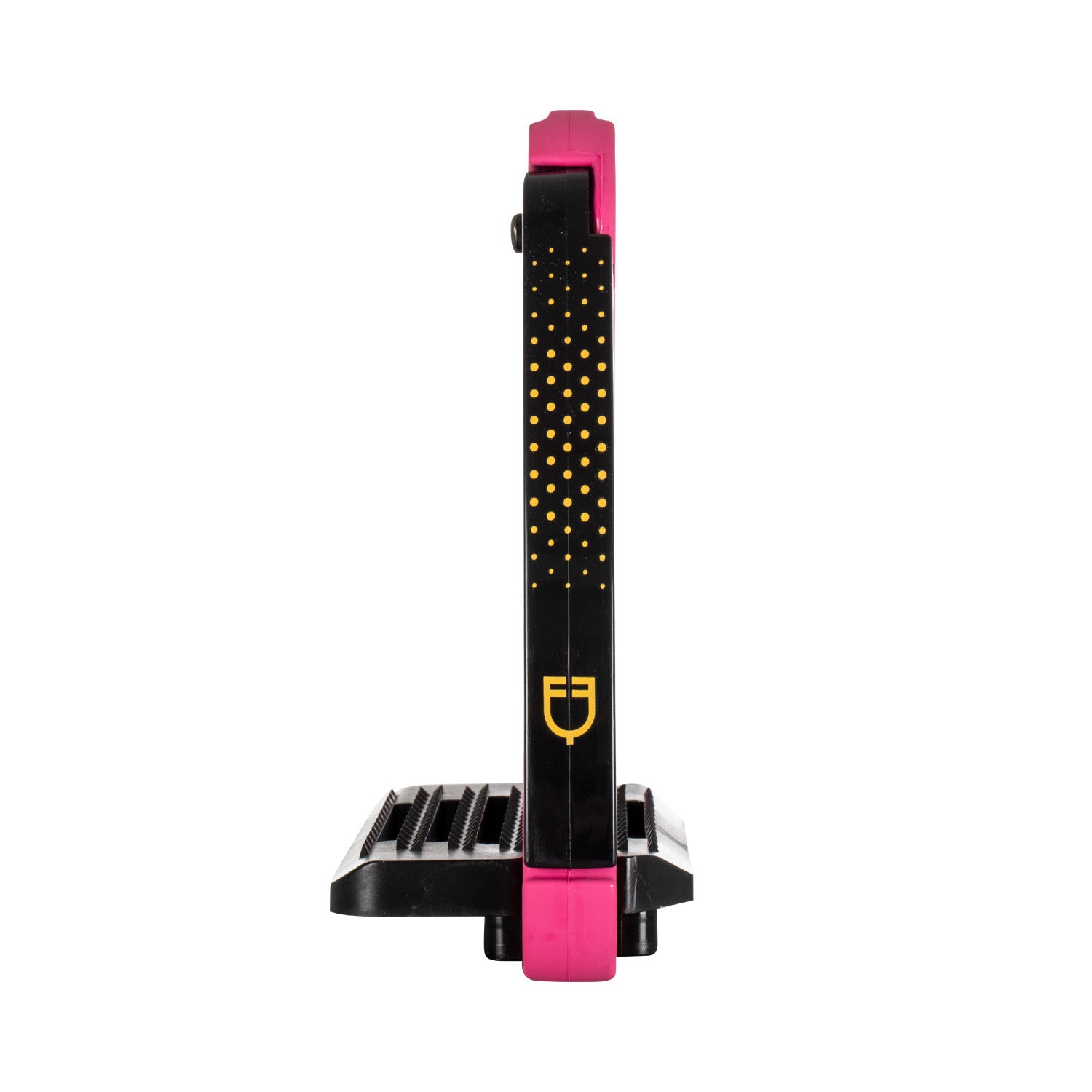 Junior stirrups side opening and wide tread