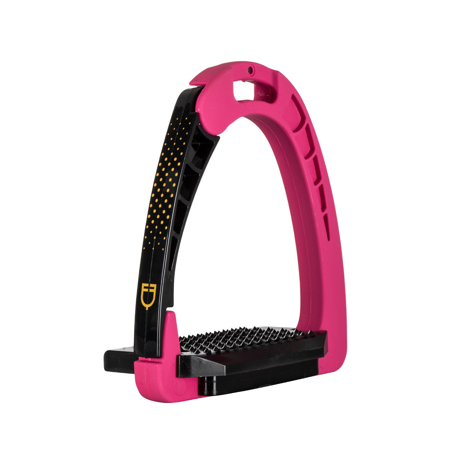Junior stirrups side opening and wide tread