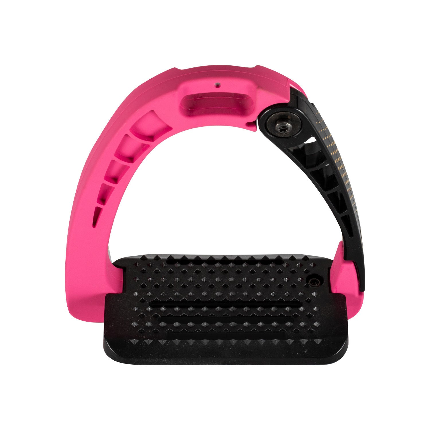 Junior stirrups side opening and wide tread