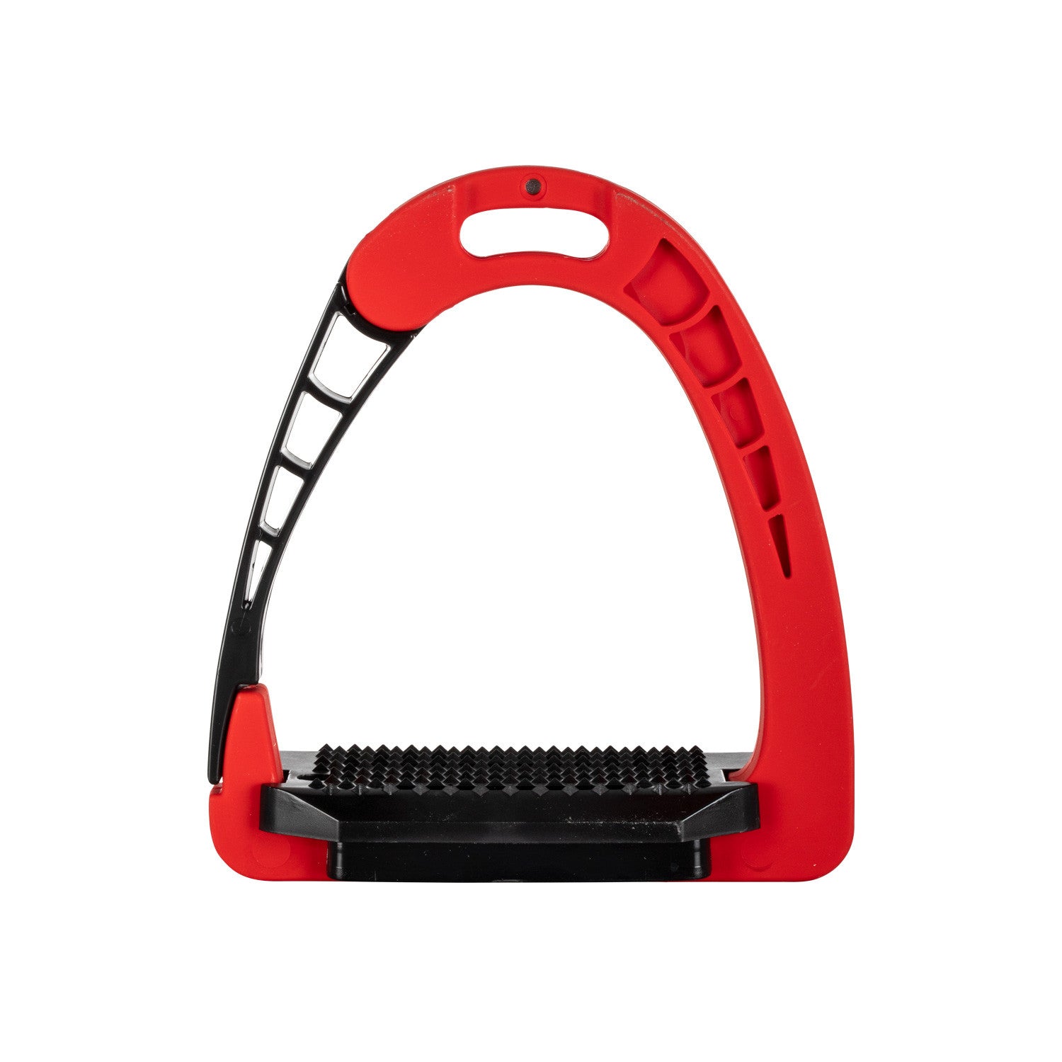 Junior stirrups side opening and wide tread