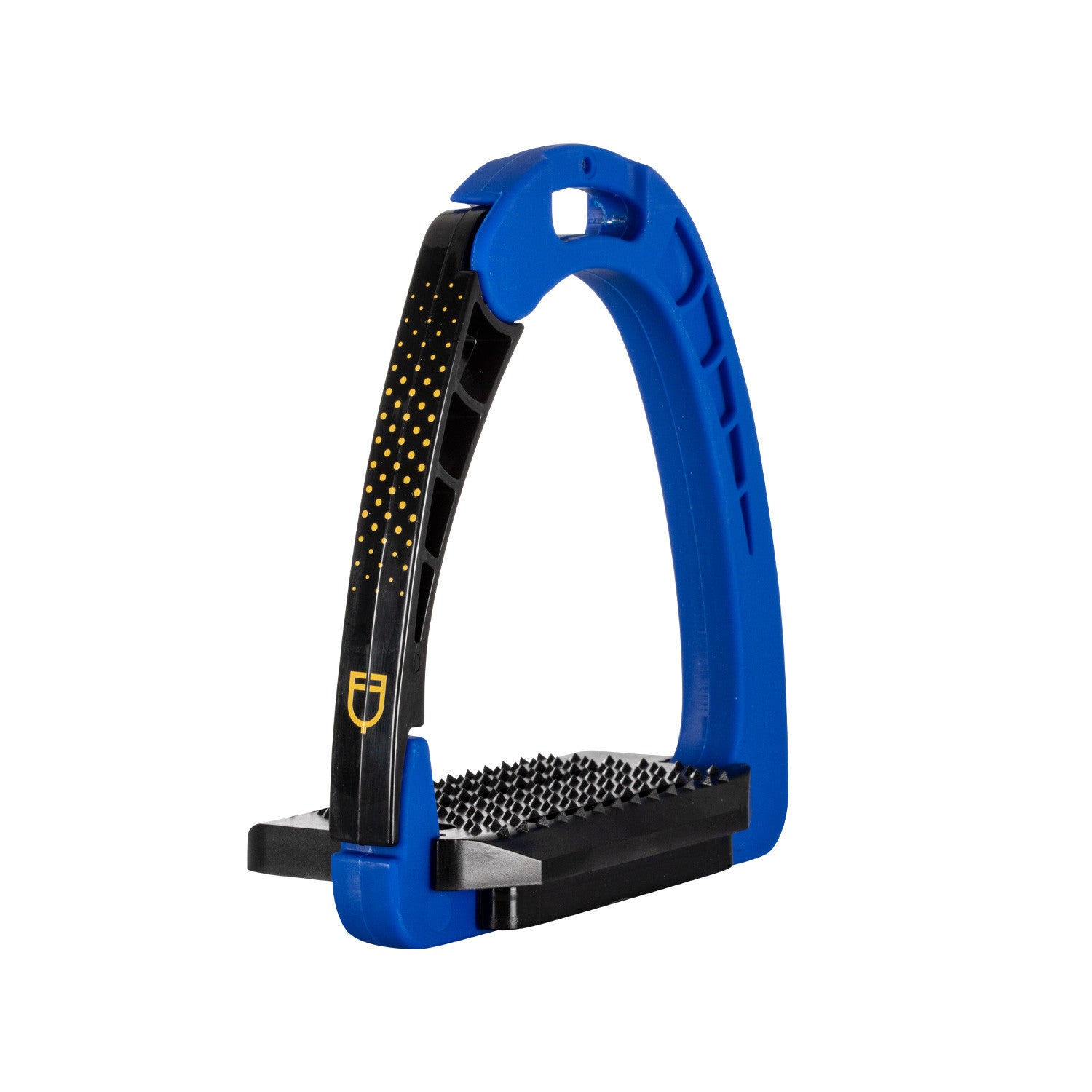 Junior stirrups side opening and wide tread