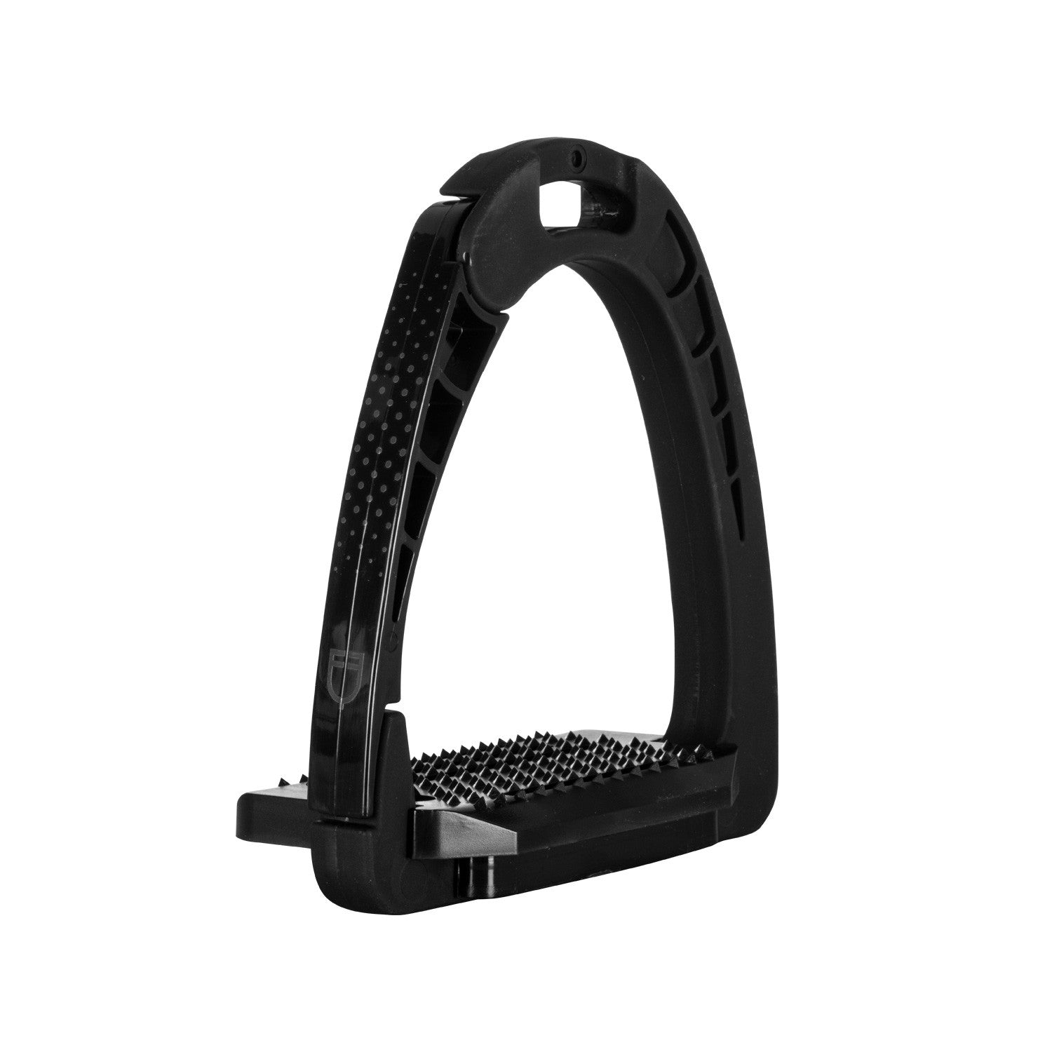 Junior stirrups side opening and wide tread