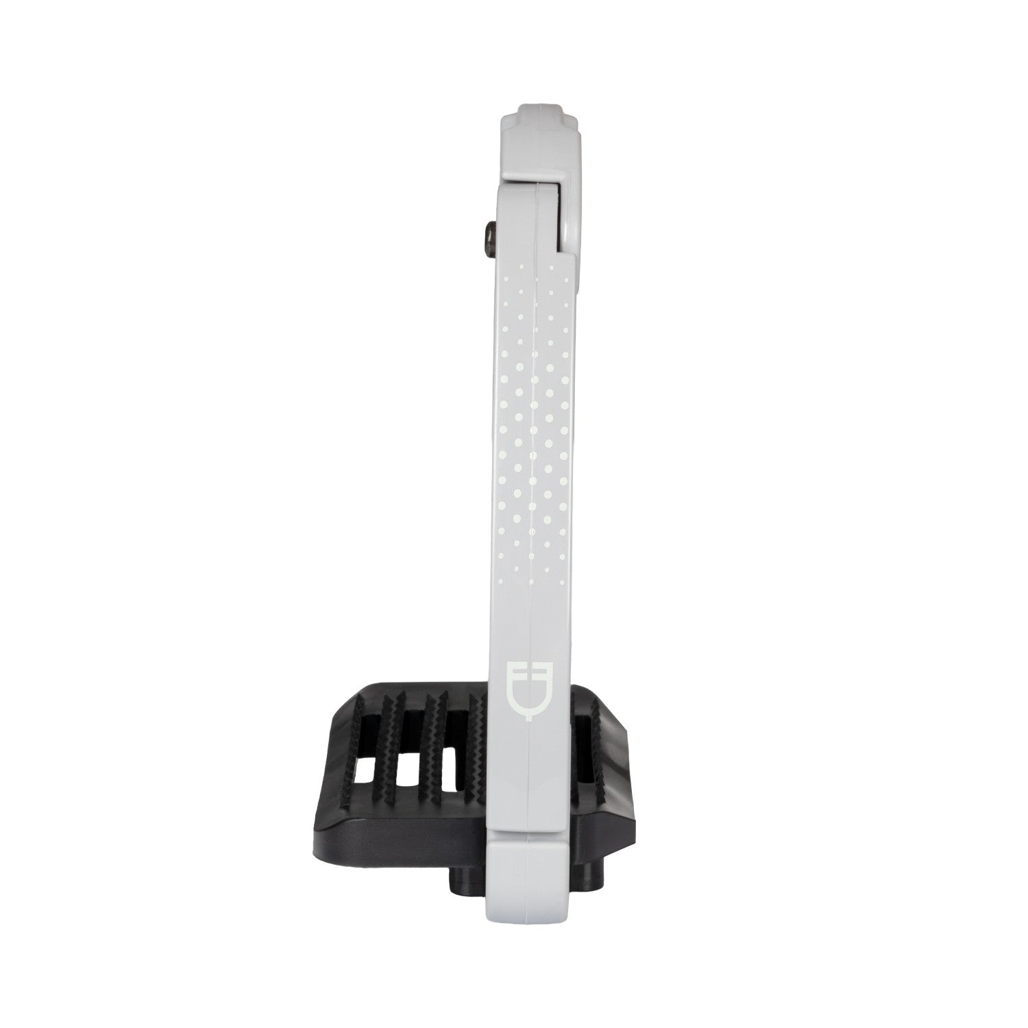 Junior stirrups side opening and wide tread
