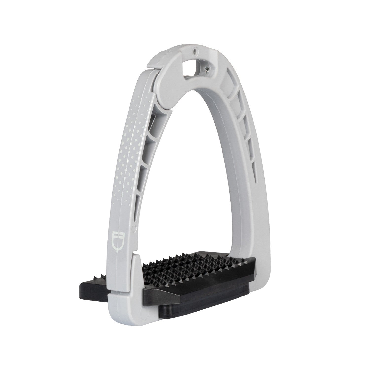 Junior stirrups side opening and wide tread