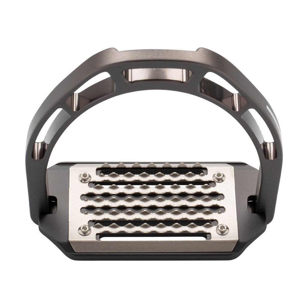 Aluminium stirrups inclined tread