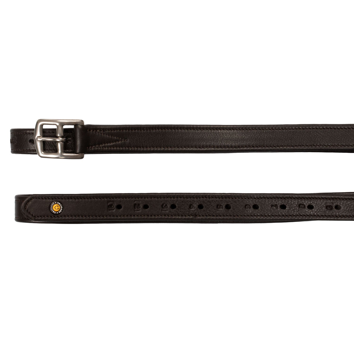 Equestro Leathers stirrup with numbered holes