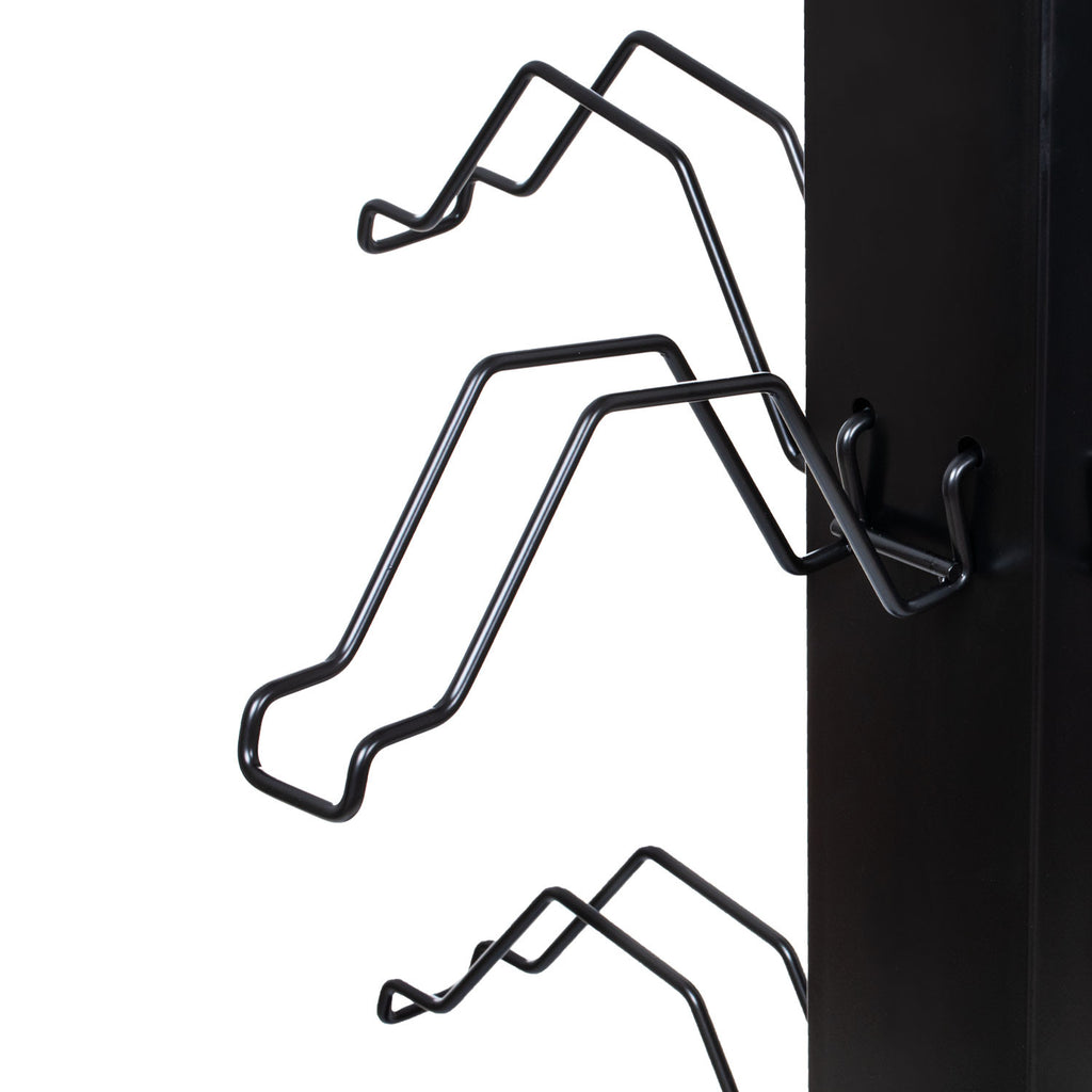 Helmet display rack steel 20pcs  L400/W400/H1730 mm