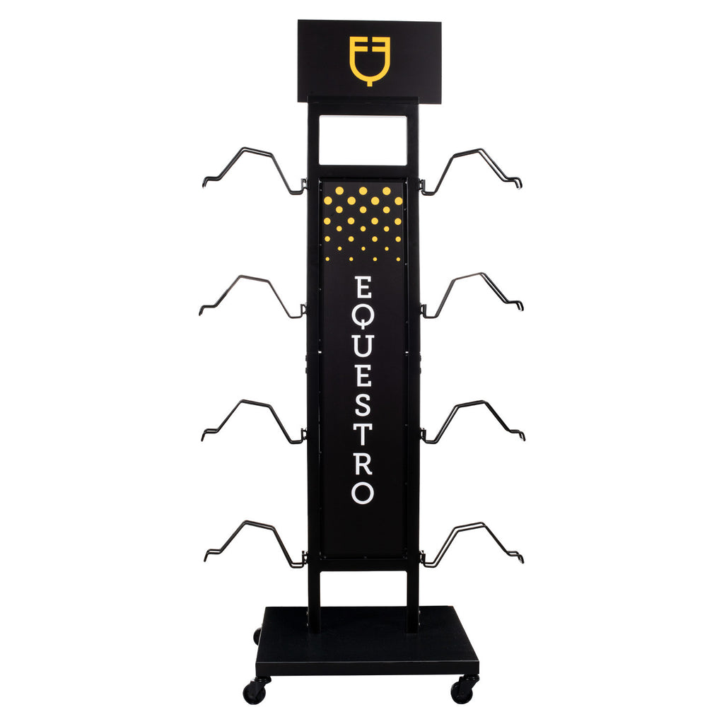 Helmet display rack steel 8pcs L500/W500/H1590 mm