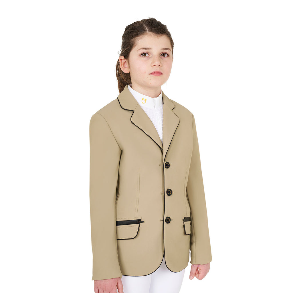 Girls' competition jacket in technical fabric