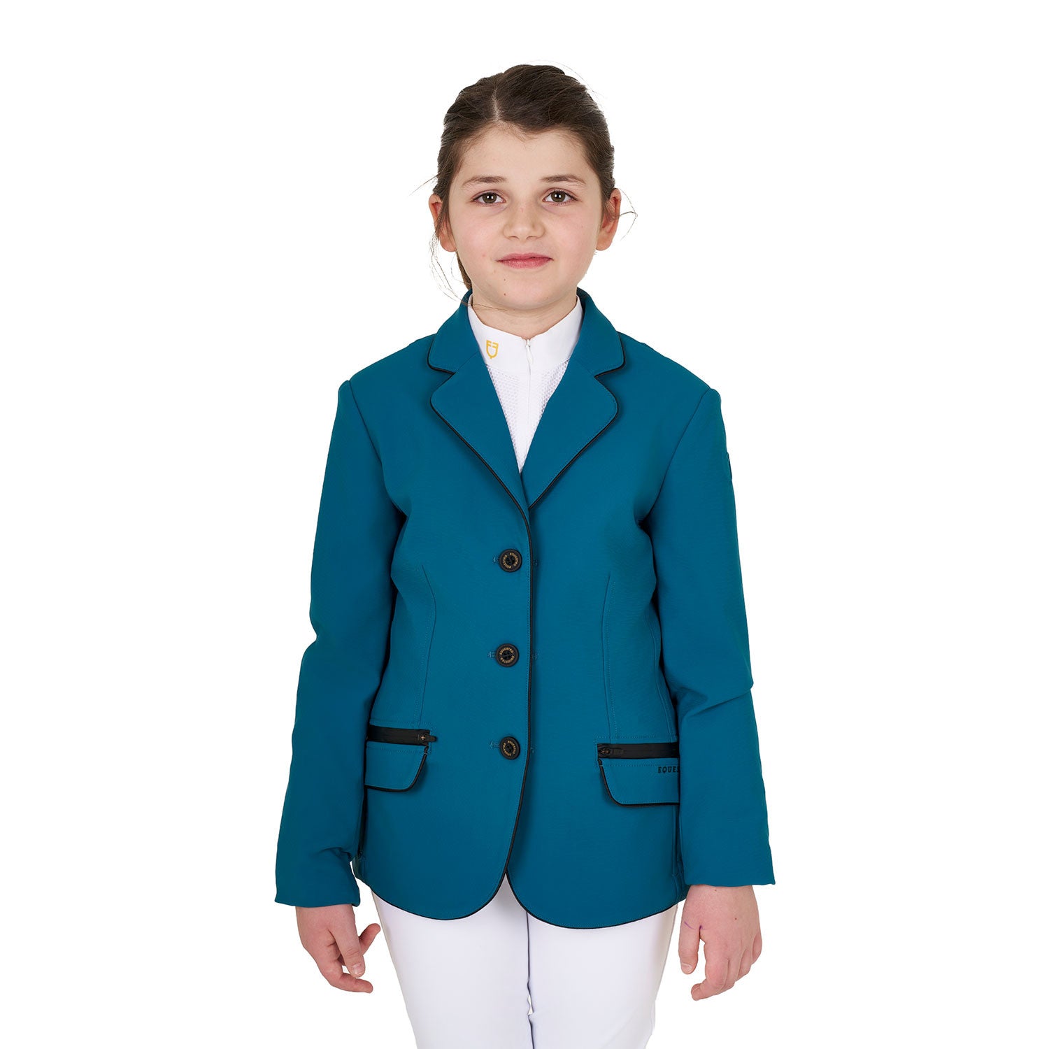 Equestro Girls' competition jacket in technical fabric