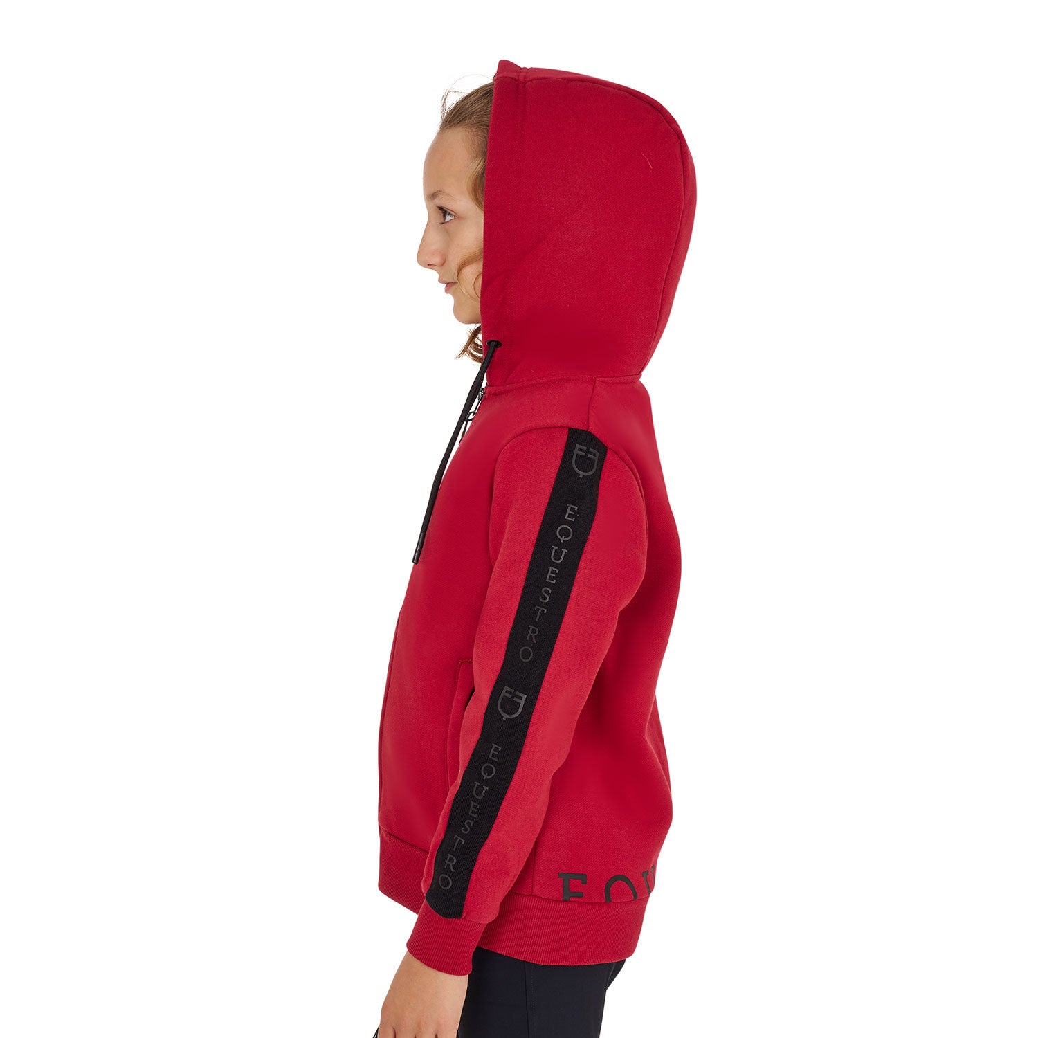 Girls' full zip sweatshirt inner fleece