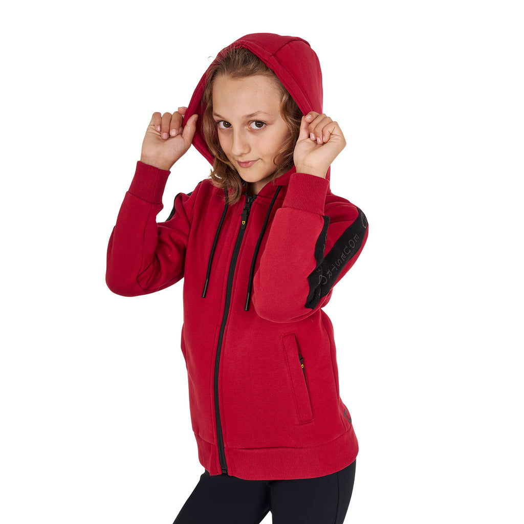 Girls' full zip sweatshirt inner fleece