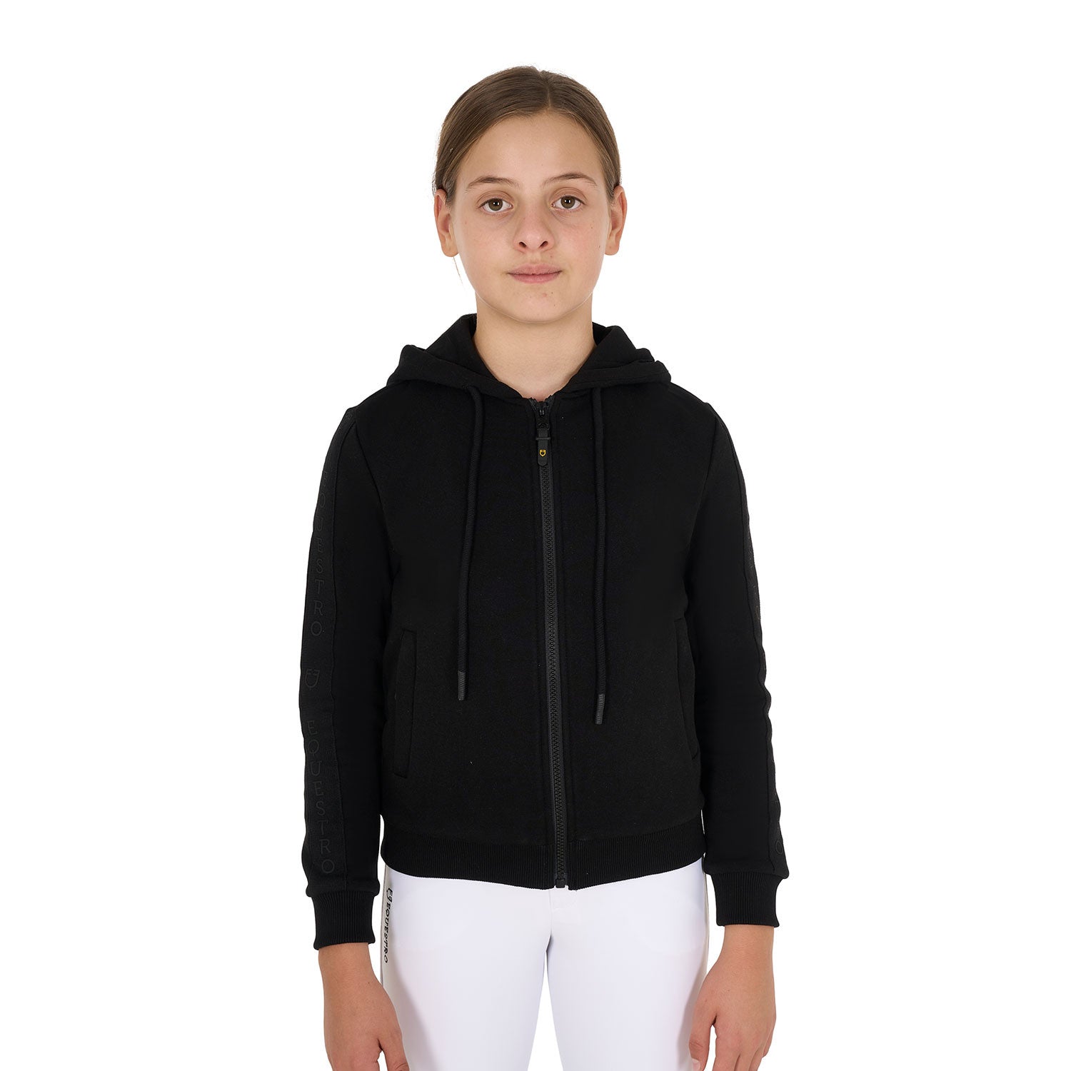 Girls' full zip sweatshirt inner fleece