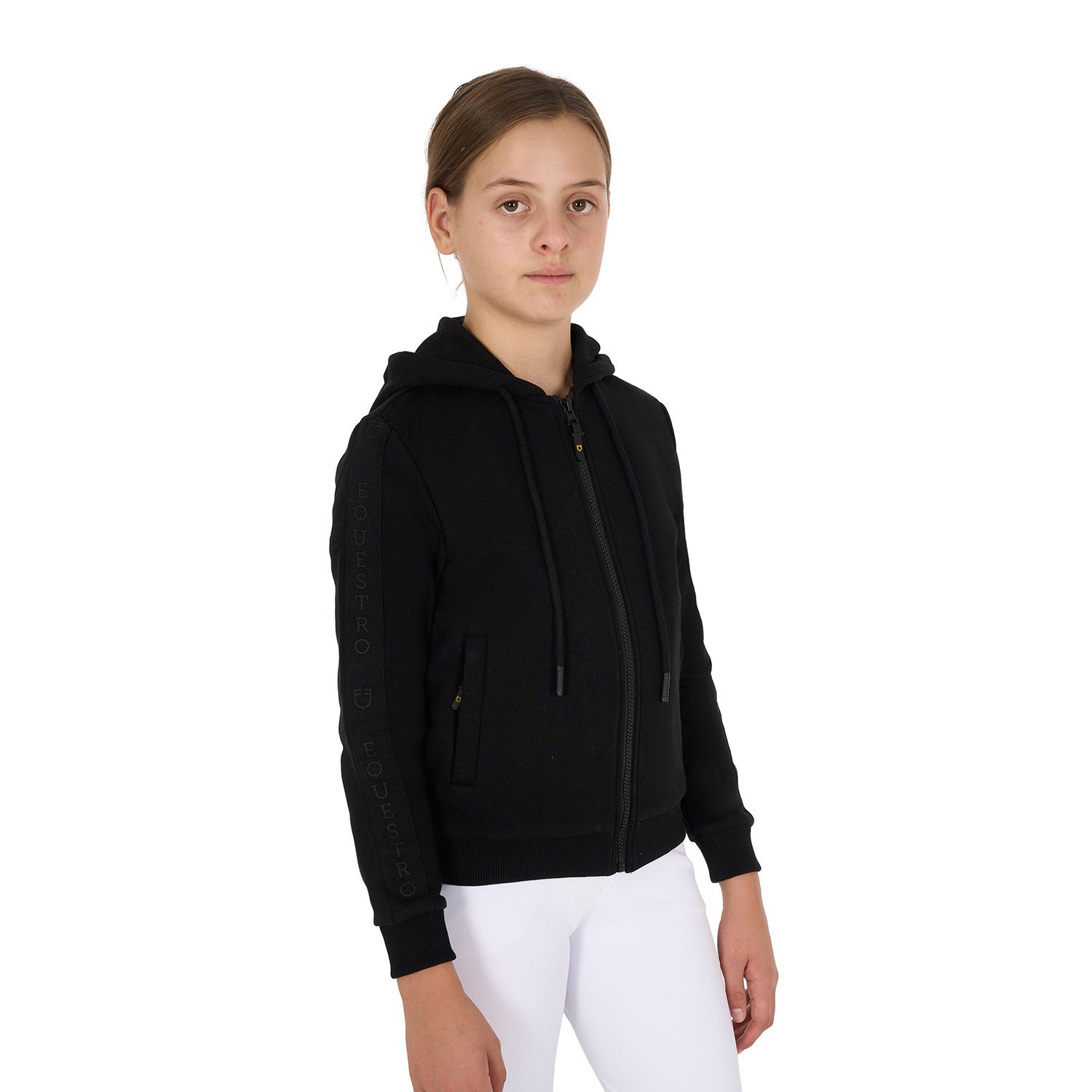Girls' full zip sweatshirt inner fleece