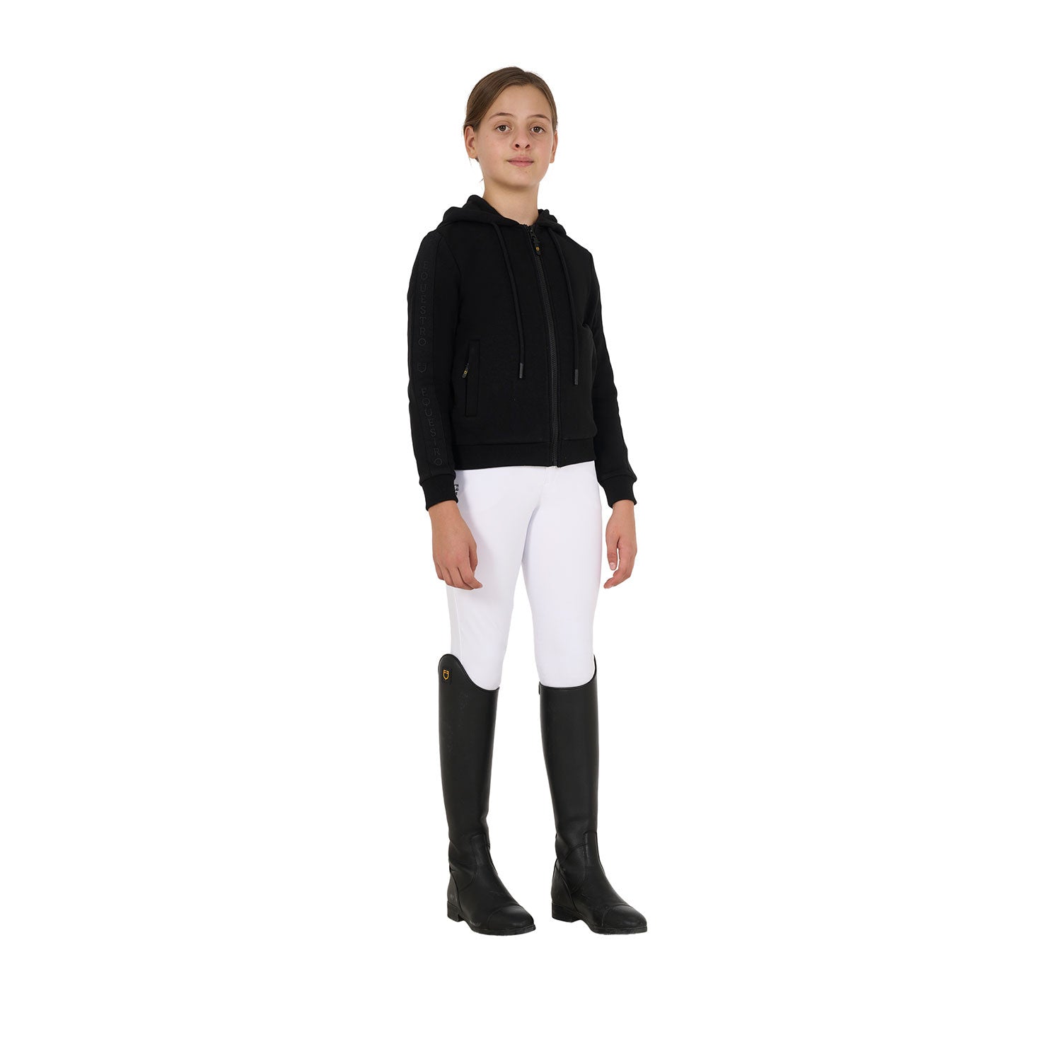 Girls' full zip sweatshirt inner fleece
