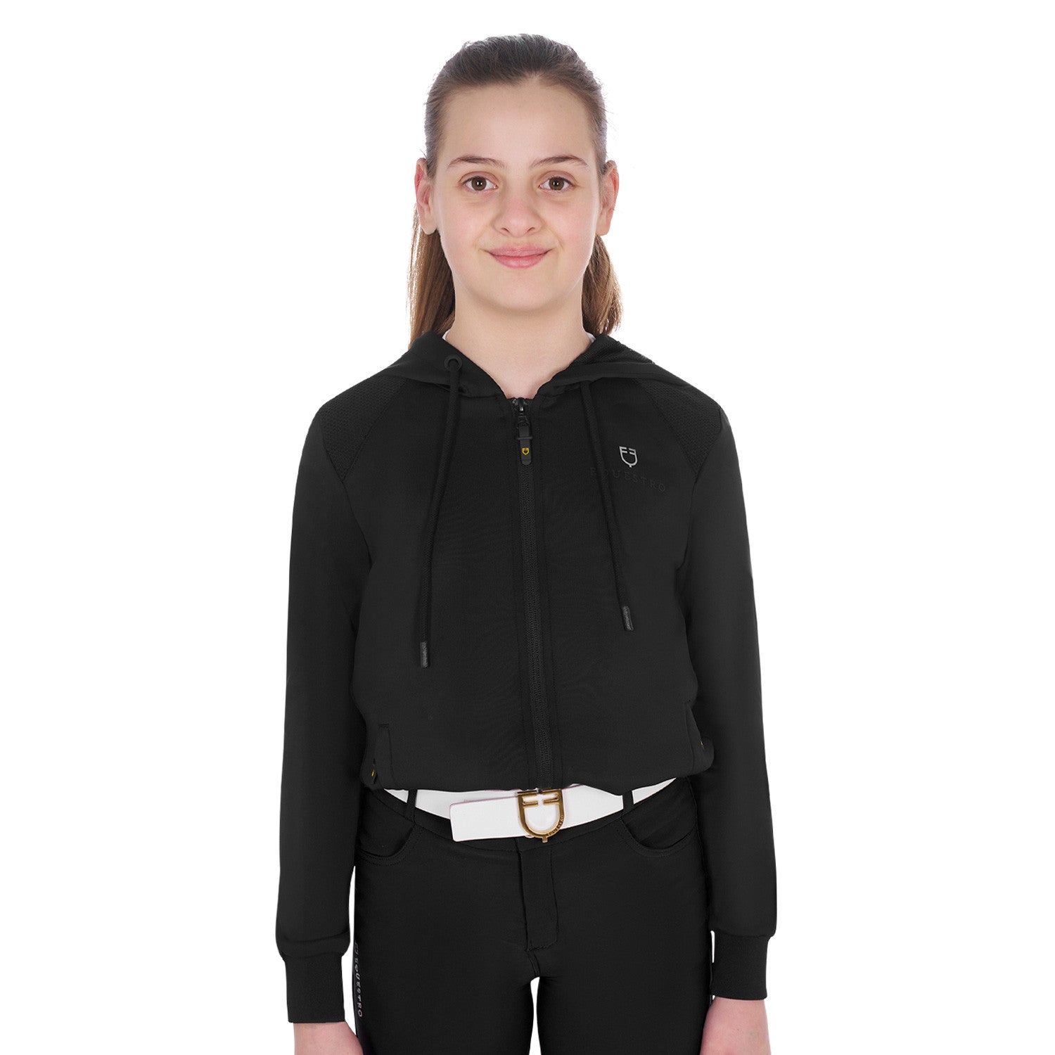 Girls' cropped hoodie