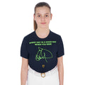 Girls' slim fit t-shirt fluo print