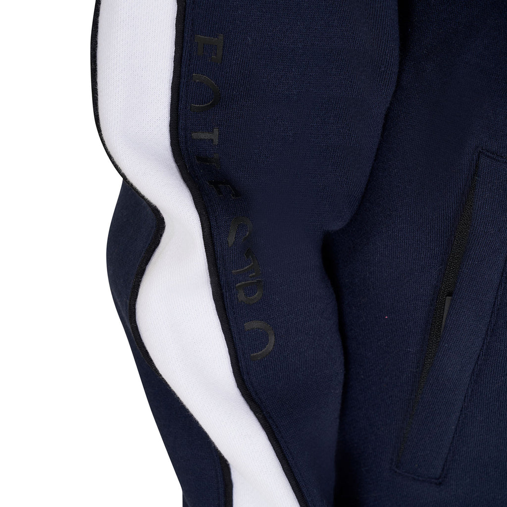 Girls' cotton hoodie with front zip
