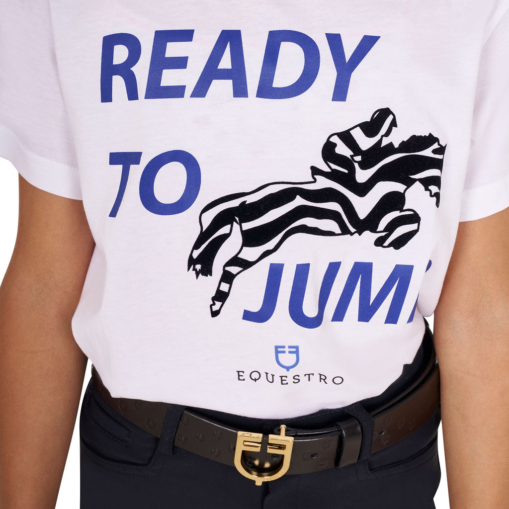 Girls' Ready To Jump cotton T-shirt