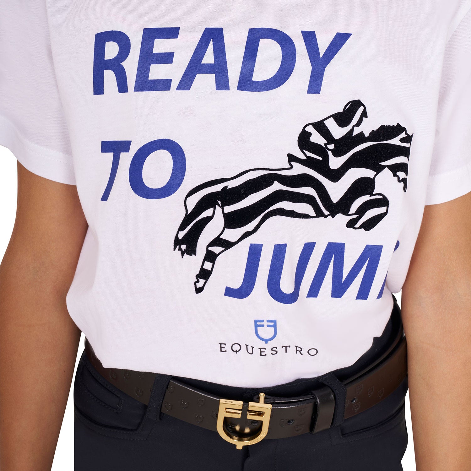 Girls' Ready To Jump cotton T-shirt