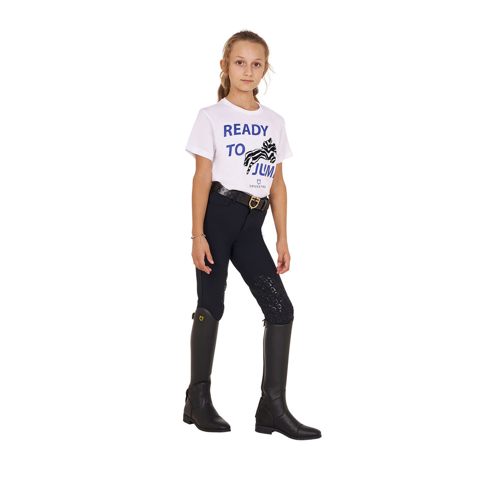 Girls' Ready To Jump cotton T-shirt