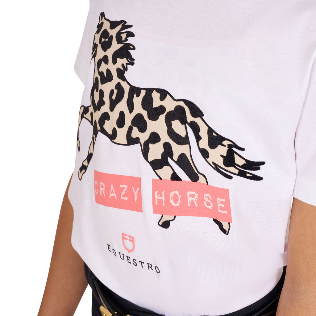 Girls' Crazy Horse cotton T-shirt
