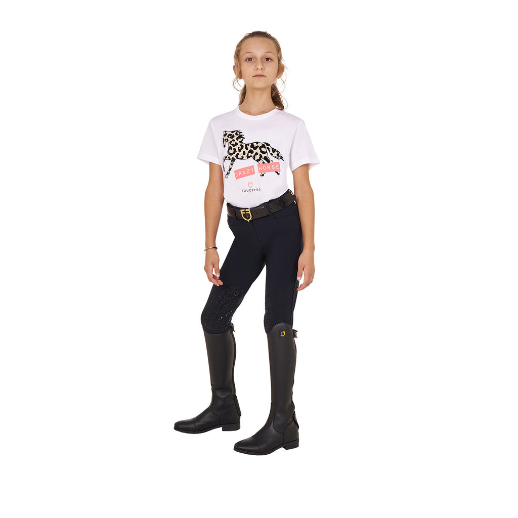 Girls' Crazy Horse cotton T-shirt