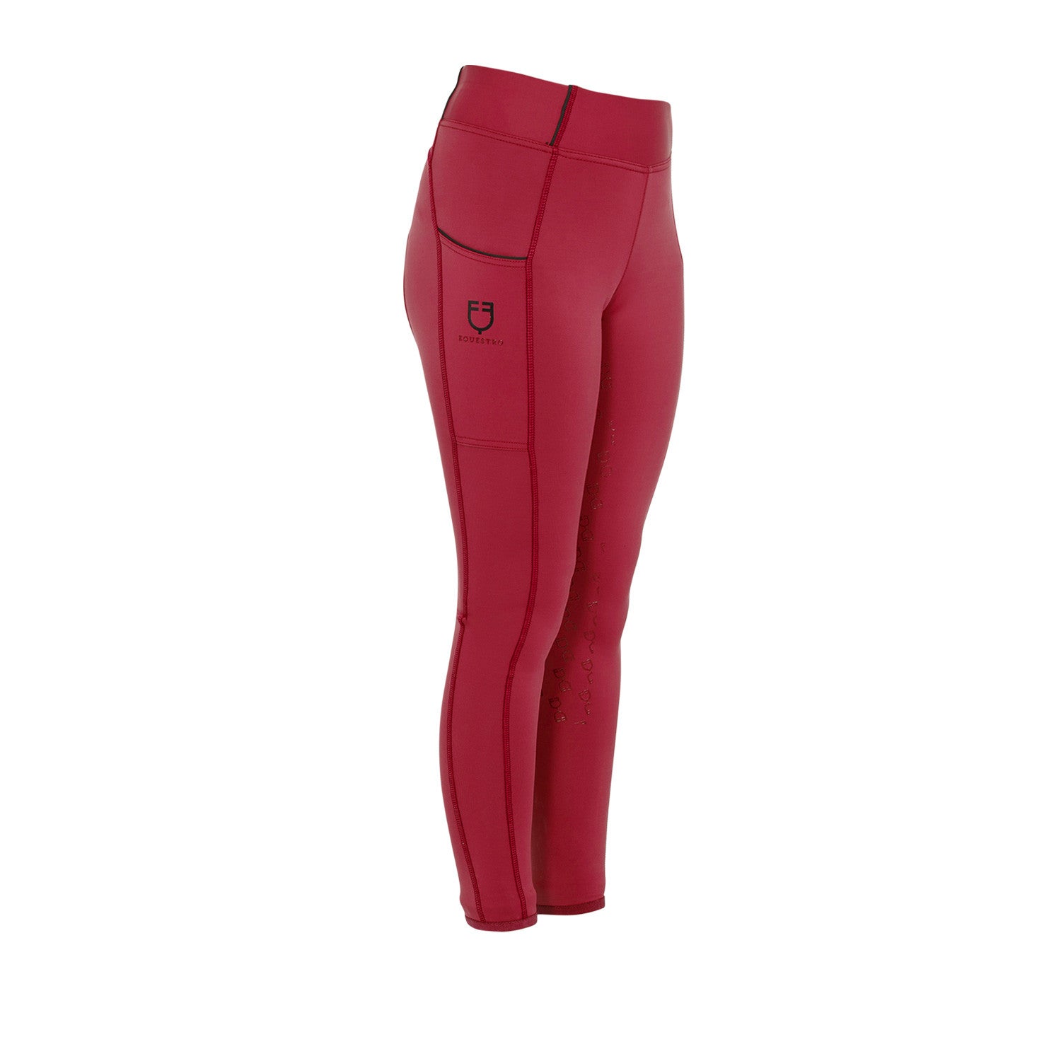 Equestro Girls' fleece lining leggings