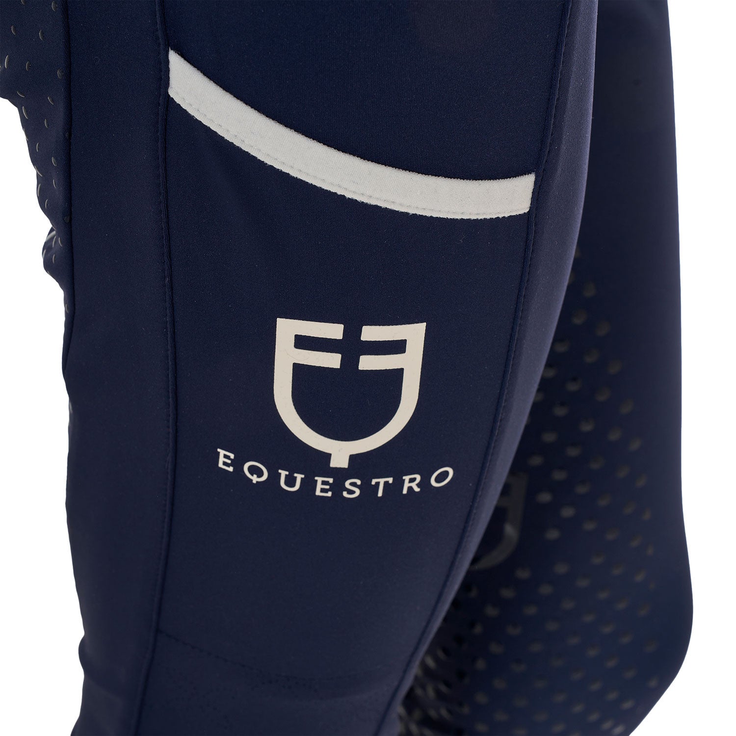 Girls' leggings with perforated decorations