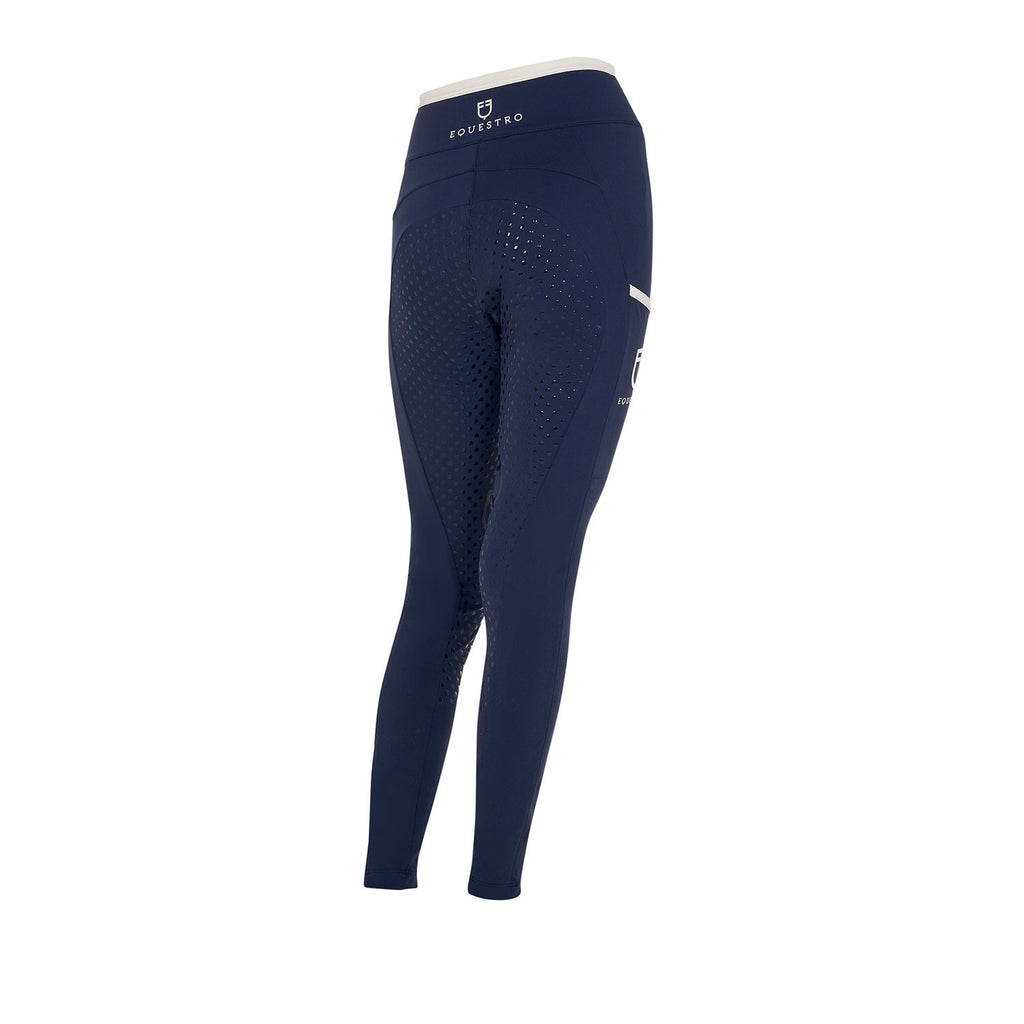 Girls' leggings with perforated decorations