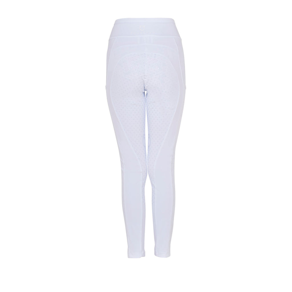 Girls' leggings with perforated decorations