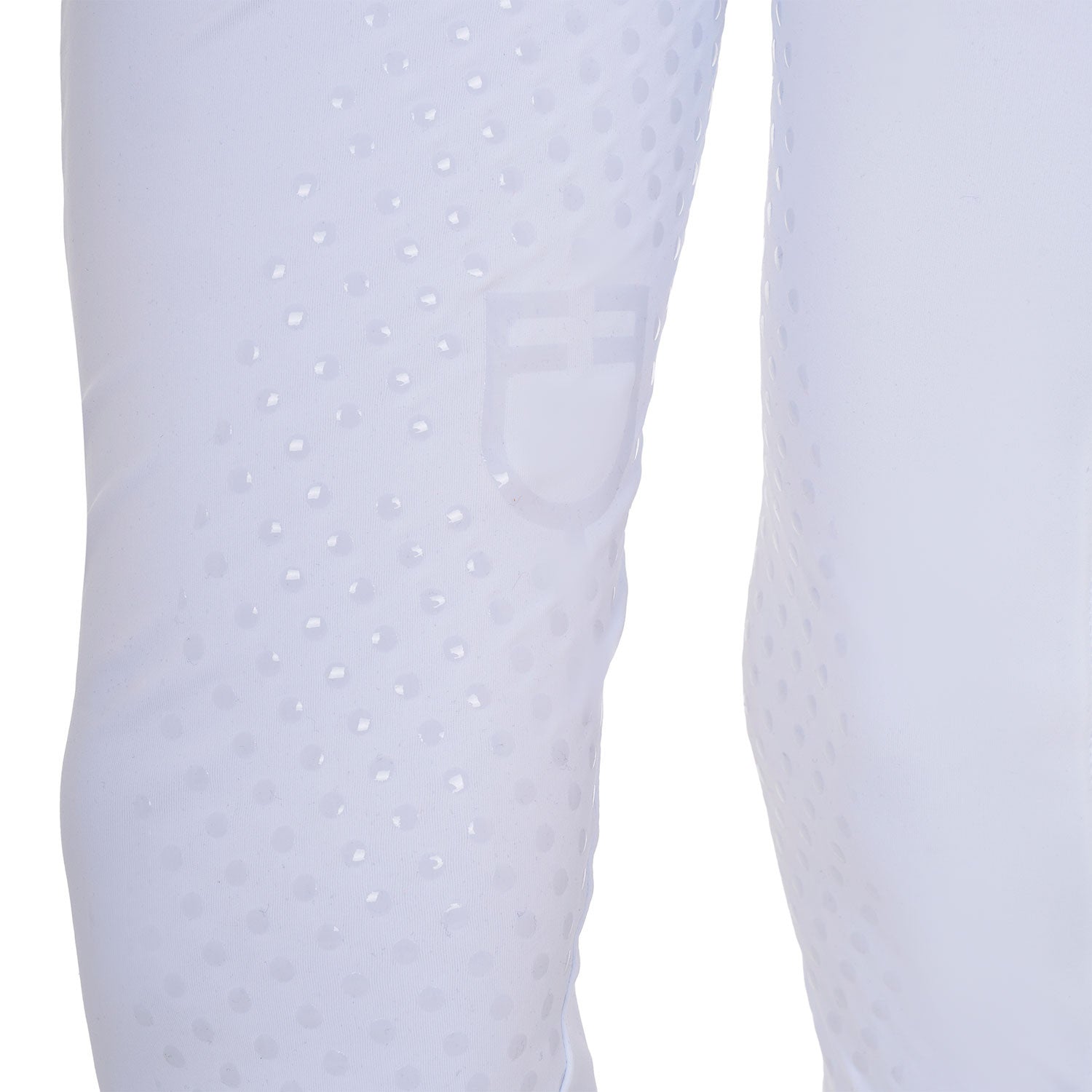 Girls' leggings with perforated decorations