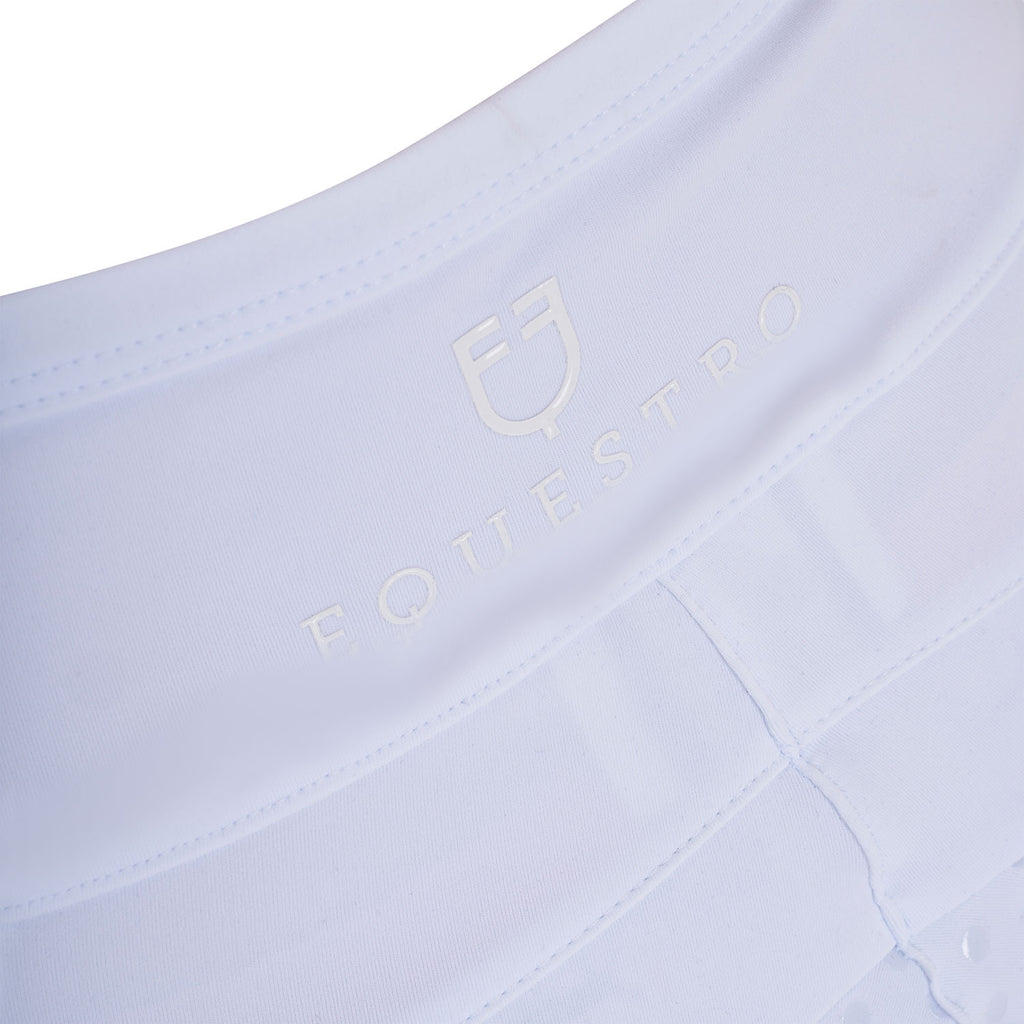 Girls' leggings with perforated decorations