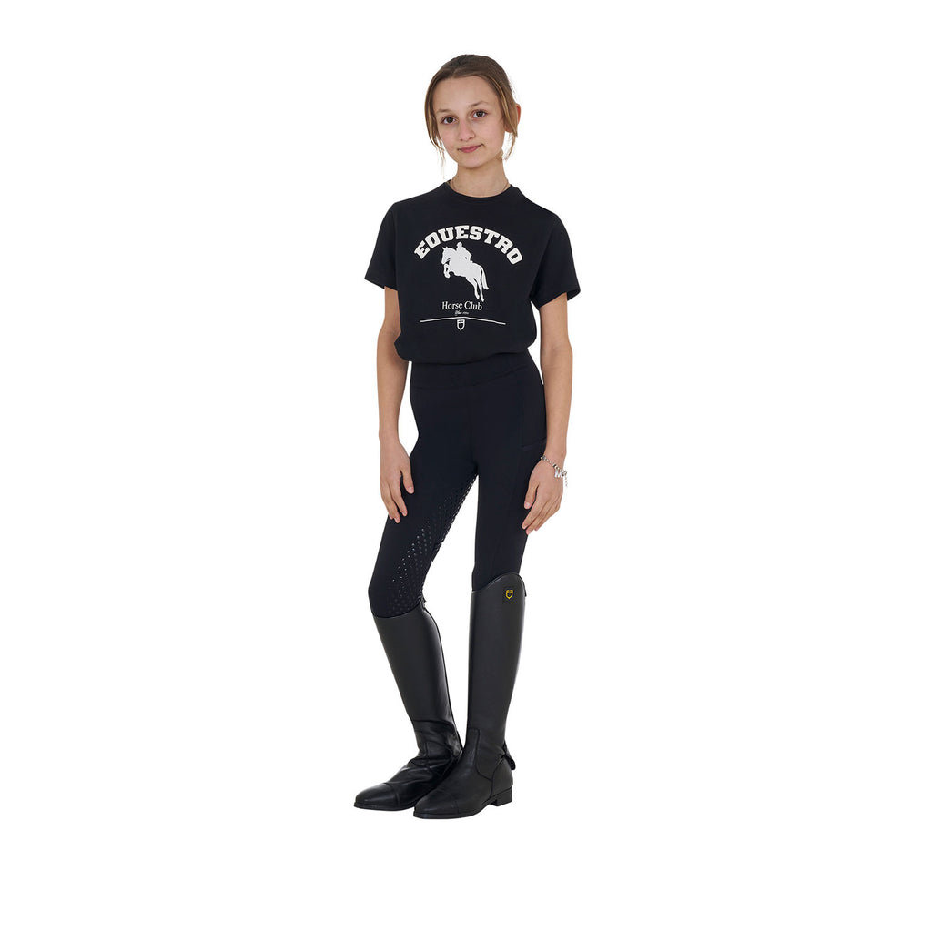 Girls' Jumping Horse Club cotton T-shirt