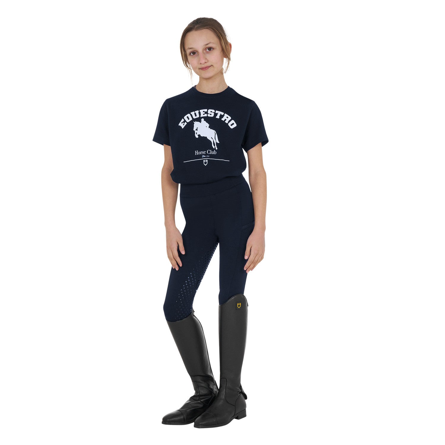 Girls' Jumping Horse Club cotton T-shirt