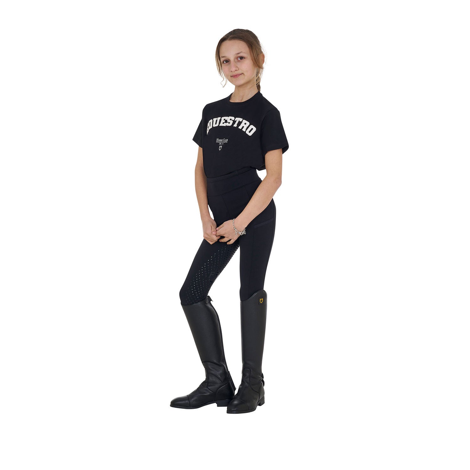 Girls' Horse Club cotton T-shirt