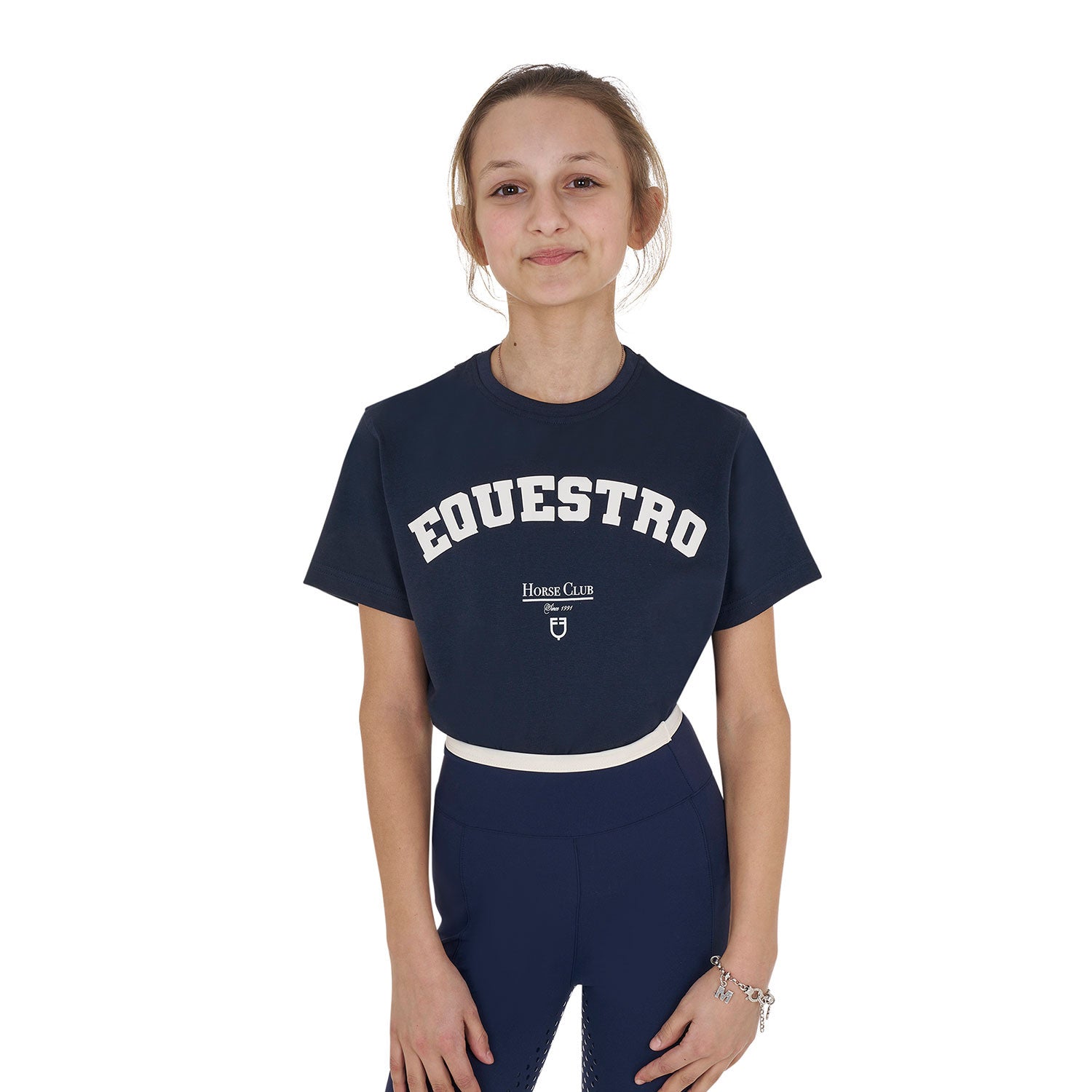 Girls' Horse Club cotton T-shirt