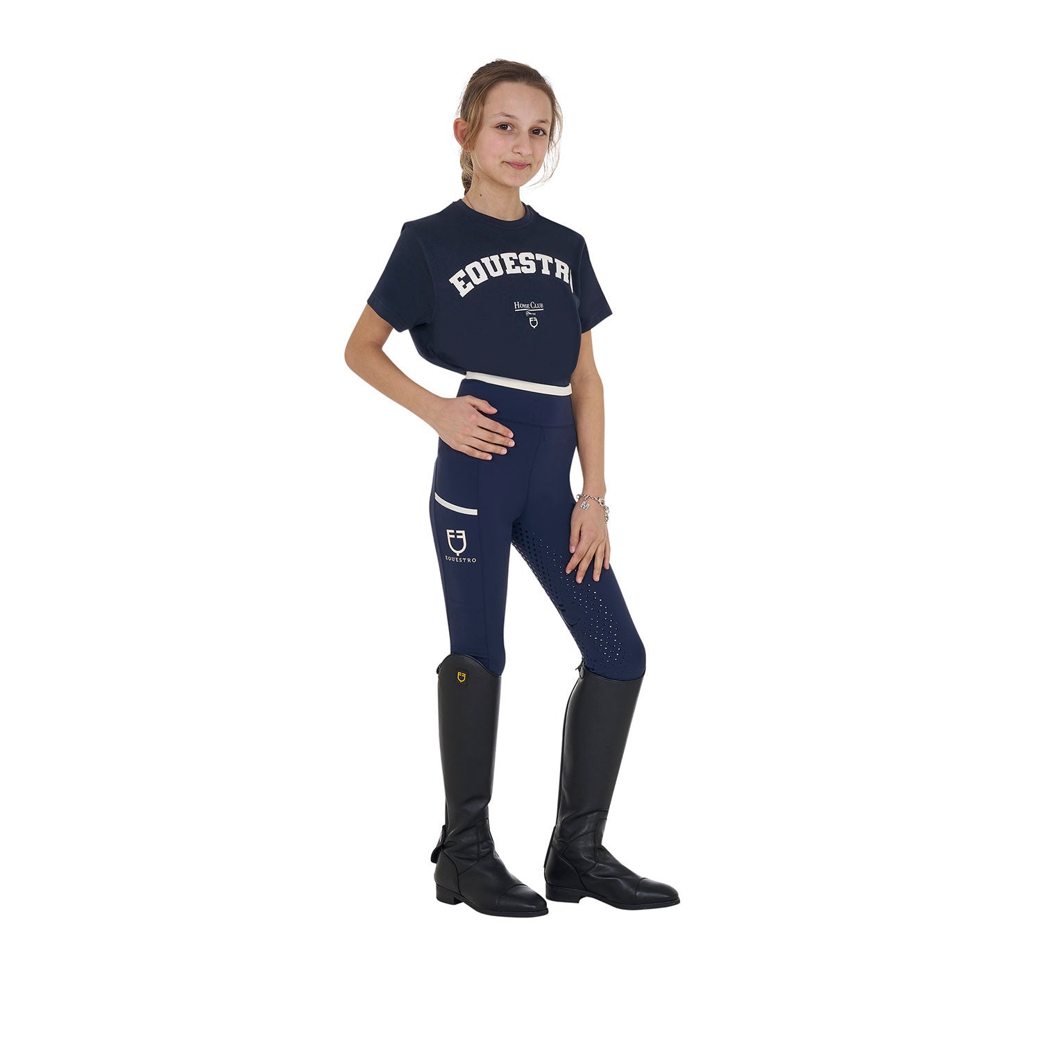 Girls' Horse Club cotton T-shirt