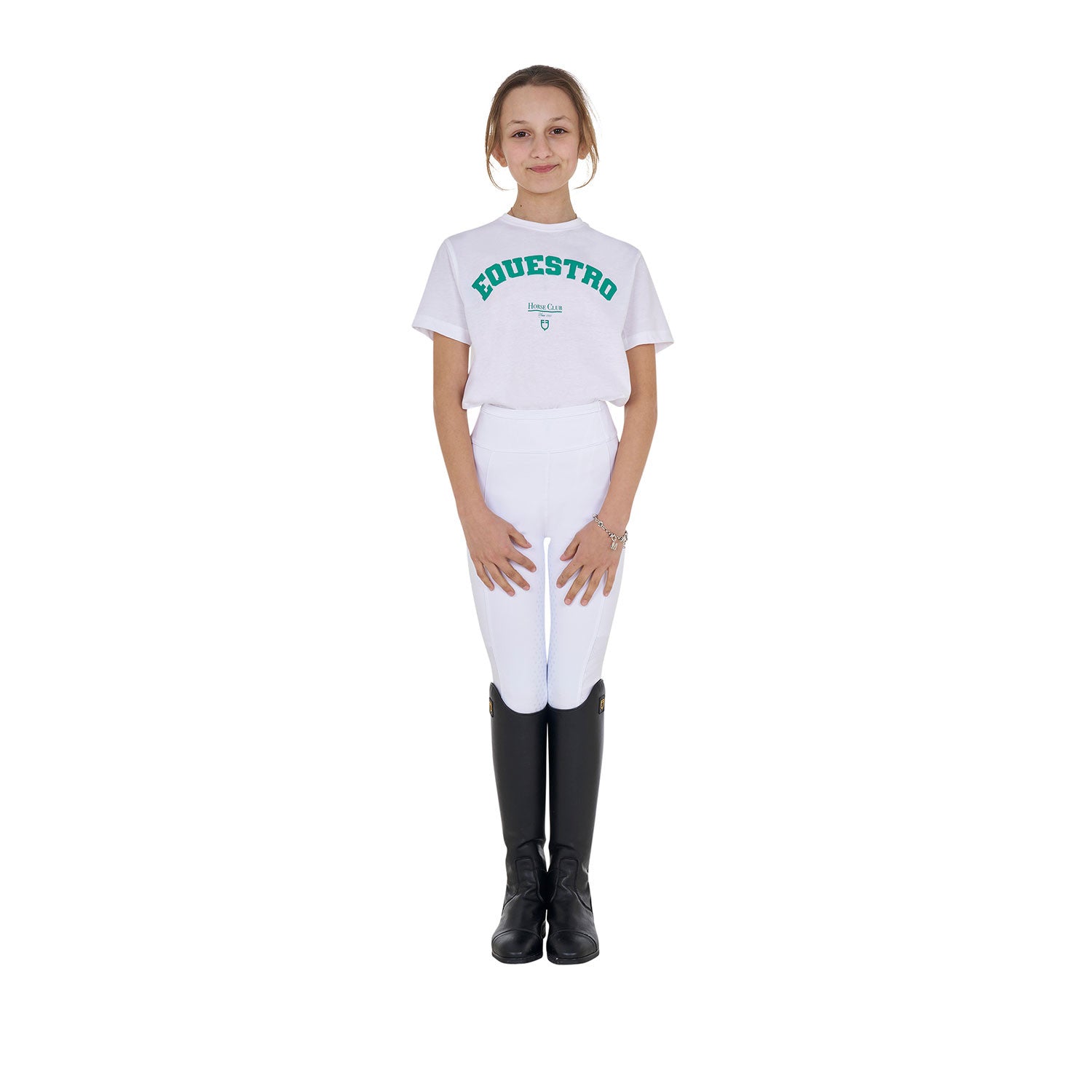 Girls' Horse Club cotton T-shirt