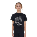 Girls' Ready To The Party cotton T-shirt with rhinestones